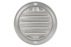 Außengitter rund 200 mm - eloxiertes Aluminium