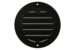 Außengitter rund 160 mm Aluminium - RAL9005 30% Glanz
