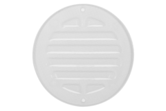 Außengitter rund 125 mm Aluminium - RAL9016