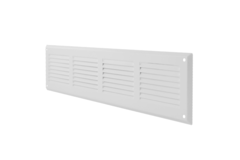 Wanddurchlass 400x100mm Aluminium - RAL9016