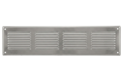 Wandgitter 400x100mm Aluminium - unbeschichtet