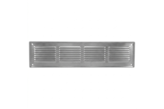 Wandgitter 400x100mm Aluminium - unbeschichtet