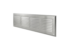 Wandgitter 400x100mm Aluminium - unbeschichtet