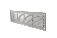 Wandgitter 400x100mm Aluminium - unbeschichtet