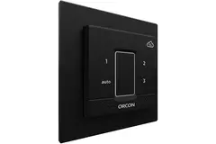 Abdeckung schwarz für Orcon CO₂ Unterputz-Kontrollsensor 15RF