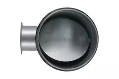 Handbetätigte Drosselklappe Ø 80mm für Wickelfalzrohre