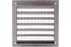 Außenwandgitter Aluminium 150x150 mm - Aluminium