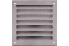 Außenwandgitter Aluminium 150x150 mm - Aluminium
