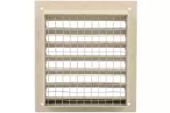 Außenwandgitter Aluminium 150x150 mm - RAL 1015