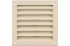Außenwandgitter Aluminium 150x150 mm - RAL 1015