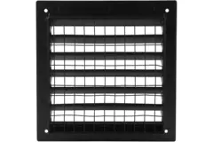 Aluminium-Außenwandgitter 100x100 mm - RAL 9005