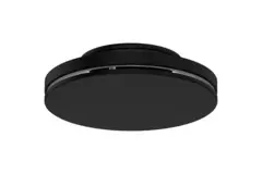 Deckenauslass aus Stahl mit rundem Auslass - 160 mm - RAL 9005