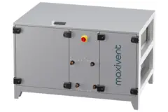 Maxivent WTW-Lüftungsgeräte mit Wärmerad, 1500 m³/h, mit Warmwasser- und Kaltwasserregister, horizontal rechts – RHE 1500 H WKJR