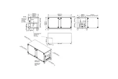 Maxivent WTW-Lüftungsgeräte mit Gegenstromwärmetauscher, 2000 m³/h, mit DX-Wärmetauscher, horizontal rechts – PHE 2000 H ODJR