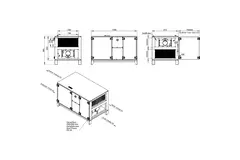 Maxivent WTW-Lüftungsgeräte mit Wärmerad, 2000 m³/h, horizontal, links – RHE 2000 H OOJL