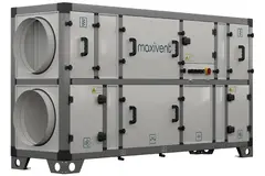Maxivent WRG Lüftungsgerät mit Gegenstromwärmetauscher 1600 m³/h horizontal links - M4516