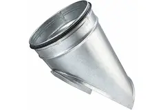 Sattelstück Ø 160 mm – 150 mm (45°) – verzinkt