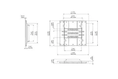 Ergovent-Zwischenstück für modulare, einsteckbare Rastergitter 200 mm – 3 Schlitze