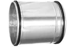 Wickelfalz-SAFE Verlängerte Schiebverbindung mit Gummi 315 mm (galvanisiert)