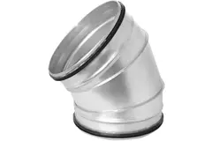 Wickelfalz Bogen 45° Ø 250mm