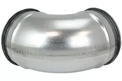 Kurzer Wickelfalz Bogen 90° Ø 125mm