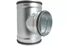 Wickelfalz T-Stück 90° Ø 160mm mit Abzweigung nach Ø 160mm