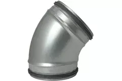 Wickelfalz Bogen 45° Ø 150mm