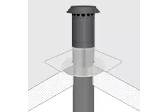 Dachplatte Ø 400 mm für WRG Dachdurchführung