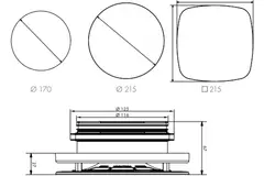 Vent-Axia UniflexPlus RVG 125mm einstellbares Ventil groß - weiß