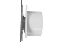 Air Roxy Badlüfter mit Anschlussdurchmesser 125 mm mit Timer und Startverzögerung - Front aus goldenem Aluminium