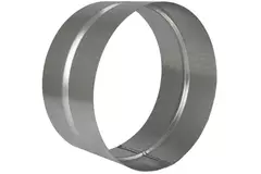 Wickelfalzrohr Muffe für Formteile mit Durchmesser 80 mm