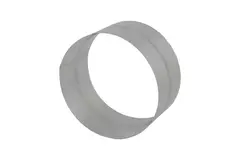Wickelfalz Muffe für Formteile Ø 125 mm - maßgeschneidert RAL7035